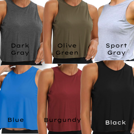 Women's Cropped Workout Tank