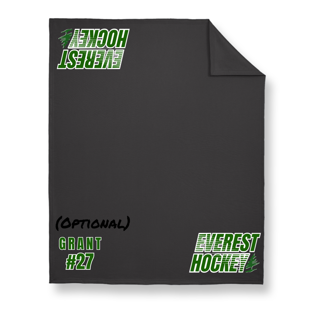 NEW Everest Hockey Sweatshirt Blankets - Choose Any Logo!