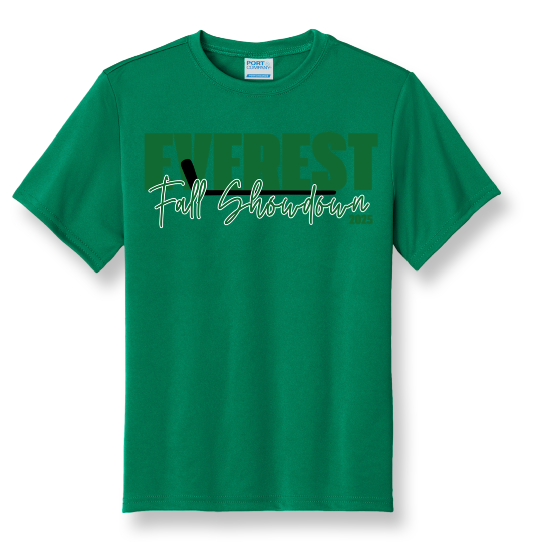 Everest Fall Showdown in Cursive