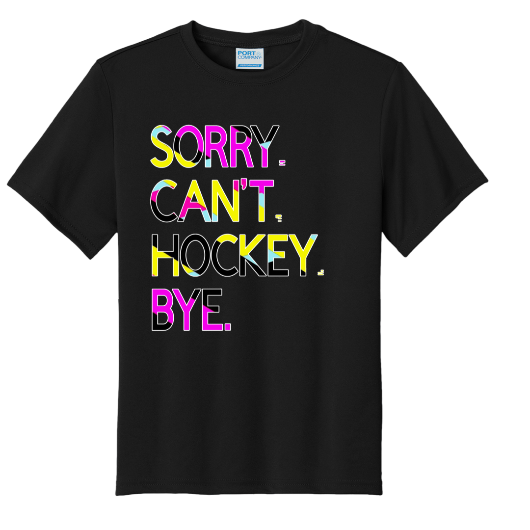 Sorry. Can’t. Hockey. Bye.
