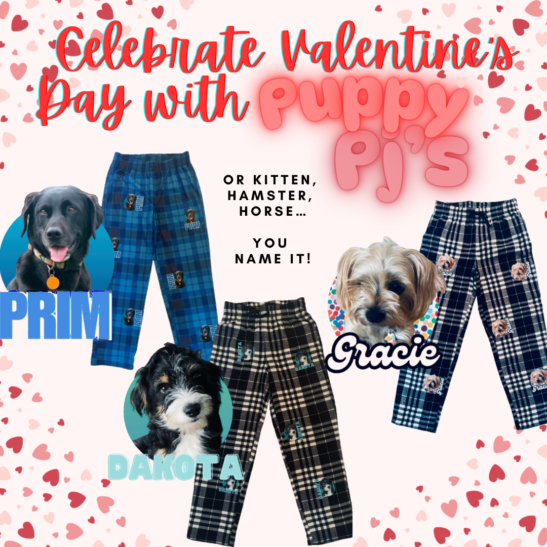 Valentine’s Day Puppy Pants!