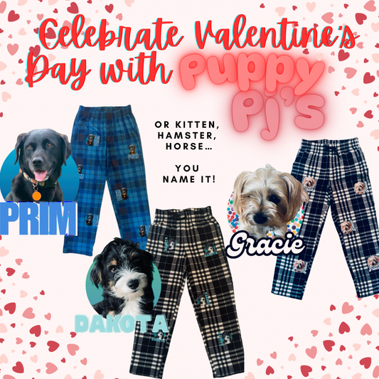 Valentine’s Day Puppy Pants!
