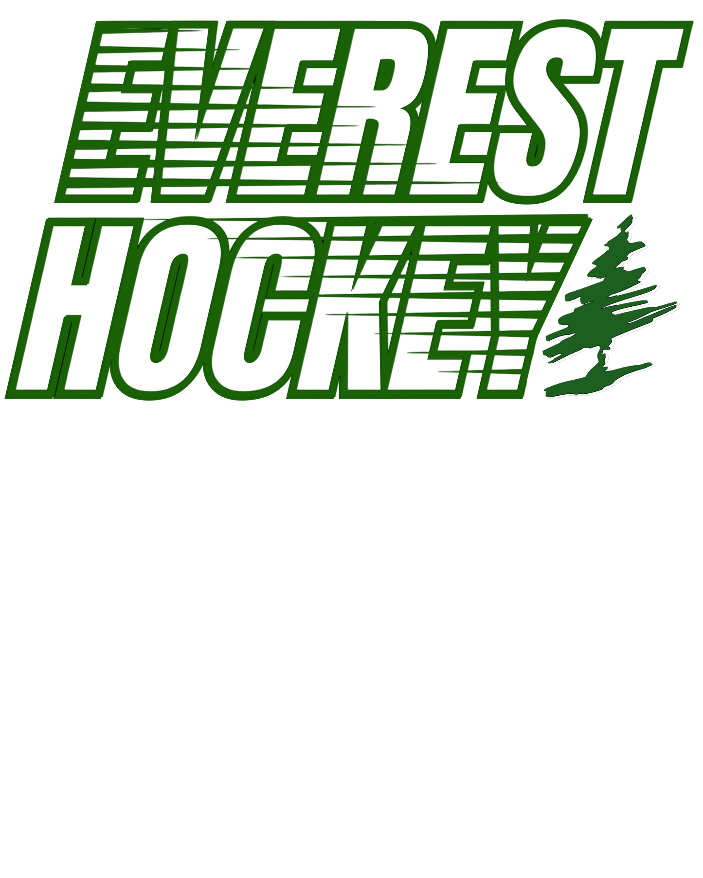 NEW Everest Hockey 2025 White with Green