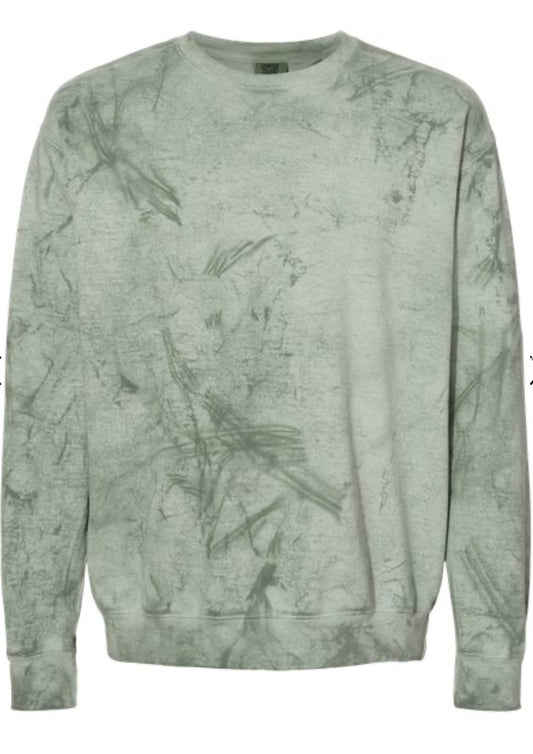 Distressed Crewneck Sweatshirt