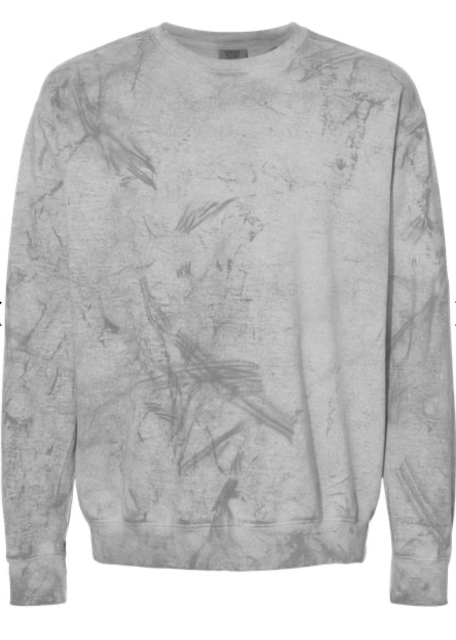 Distressed Crewneck Sweatshirt