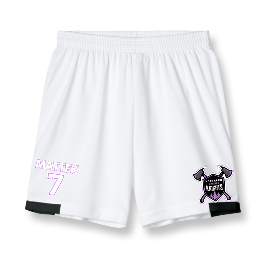 Custom Youth Lady Knights Athletic Shorts 5”