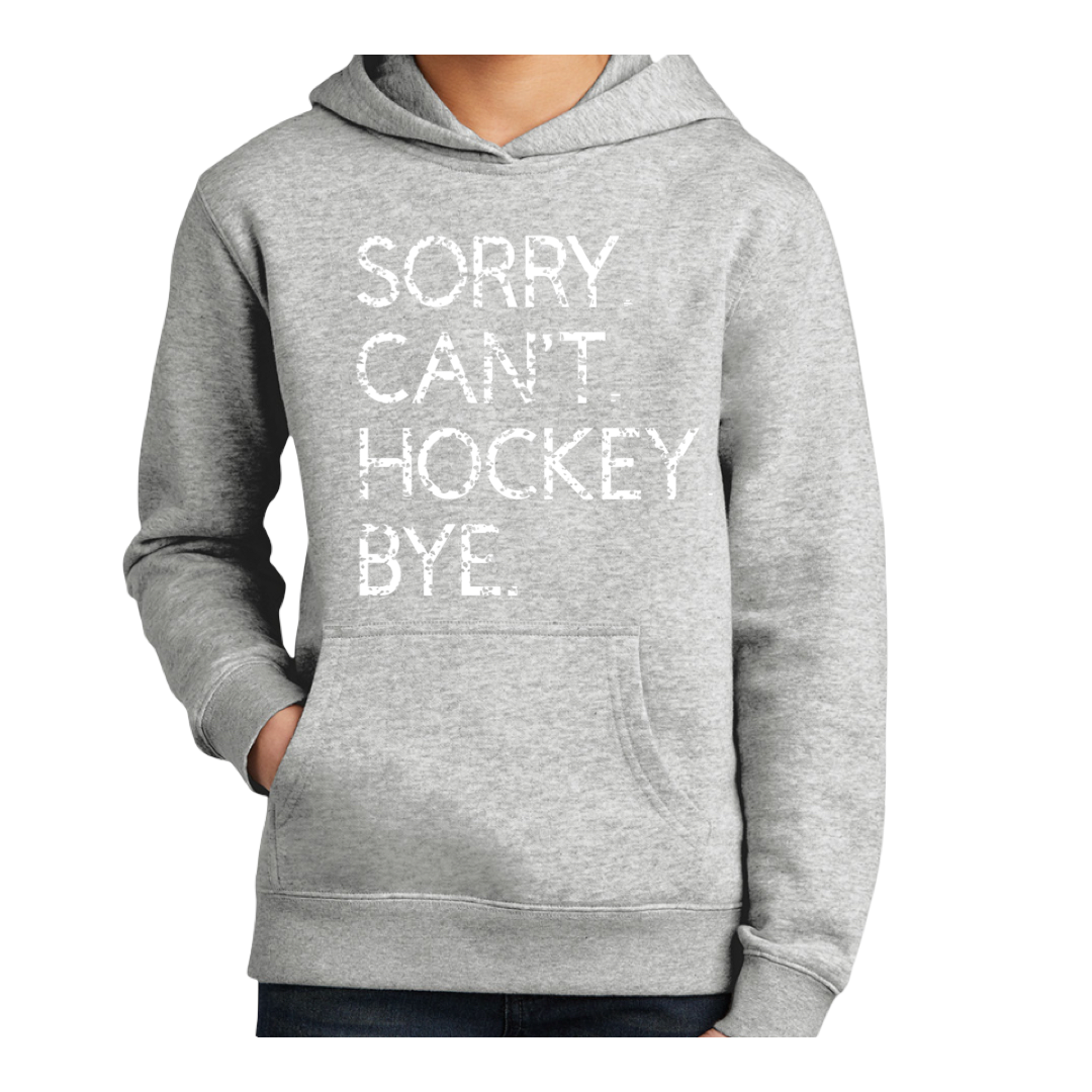 Sorry. Can’t. Hockey. Bye.