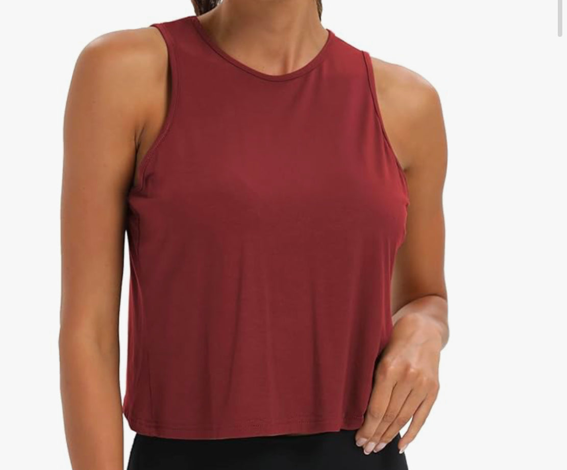 Women's Cropped Workout Tank