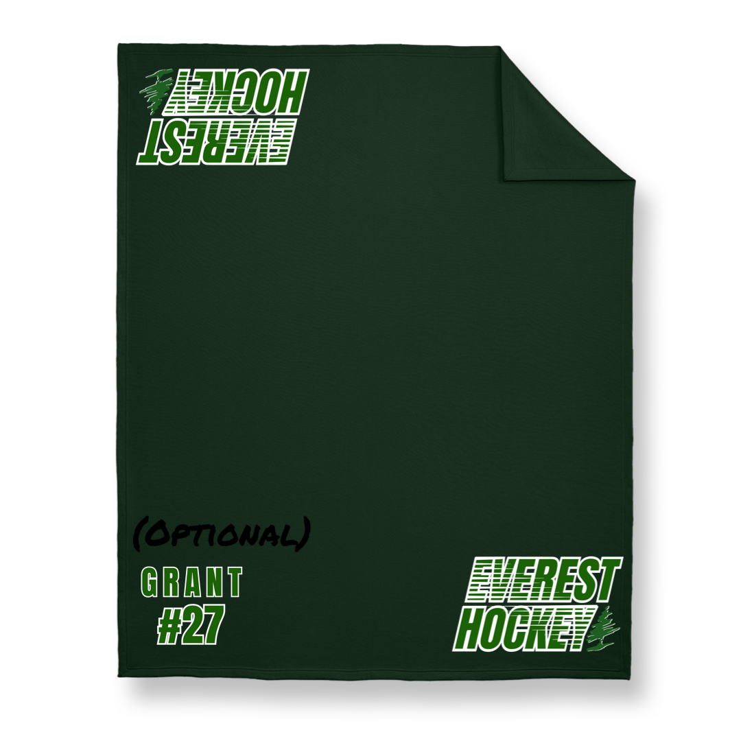 NEW Everest Hockey Sweatshirt Blankets - Choose Any Logo!