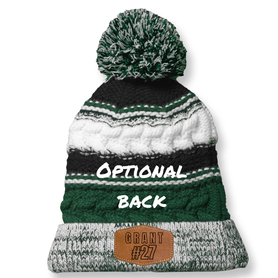 Green stripe Slouchy Hat