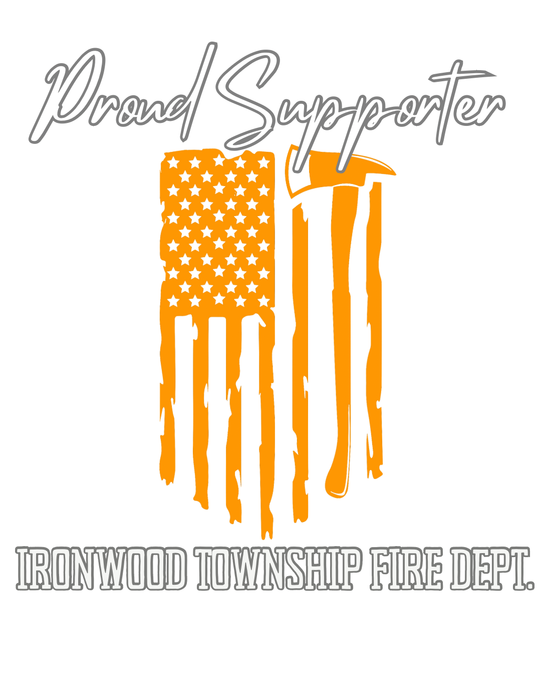 Proud Supporter with Flag