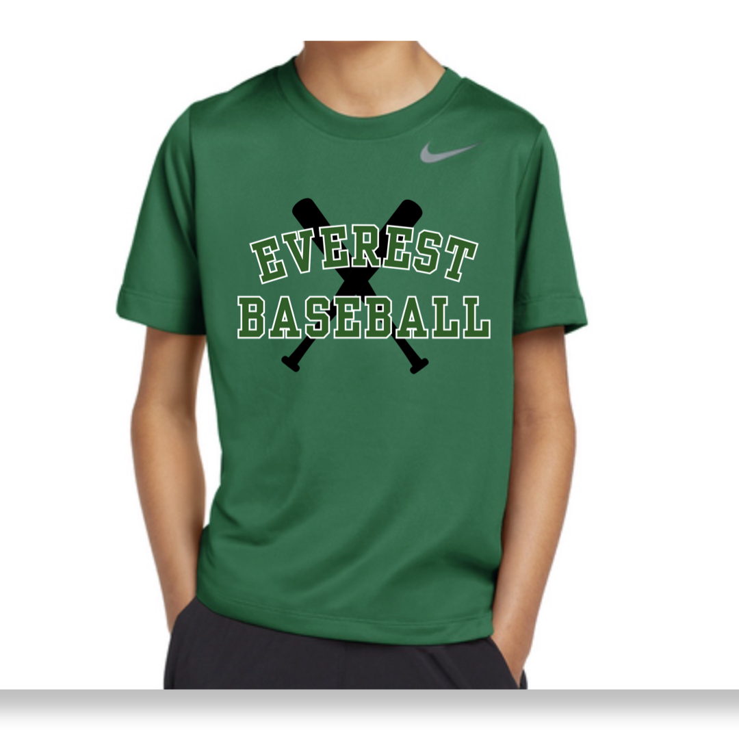 Crossed Bats Everest Baseball