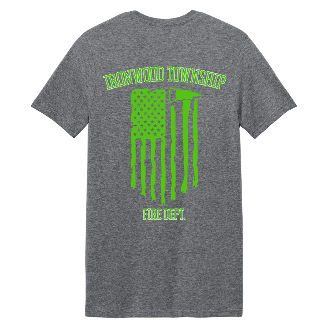 Ironwood Township Flag Logo, Soft-Style T-Shirt