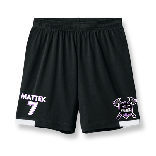 Custom Youth Lady Knights Athletic Shorts 5”