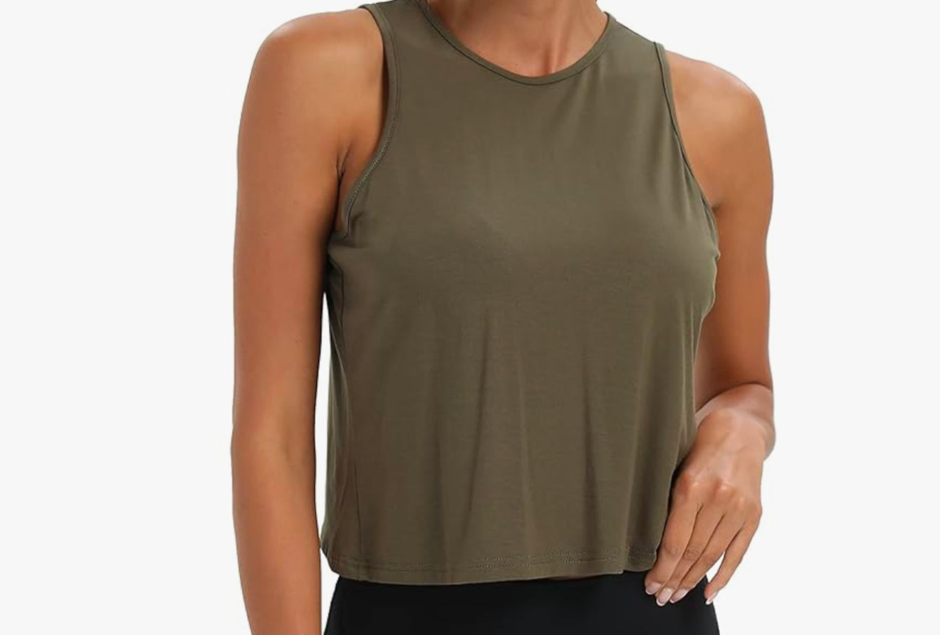 Women's Cropped Workout Tank