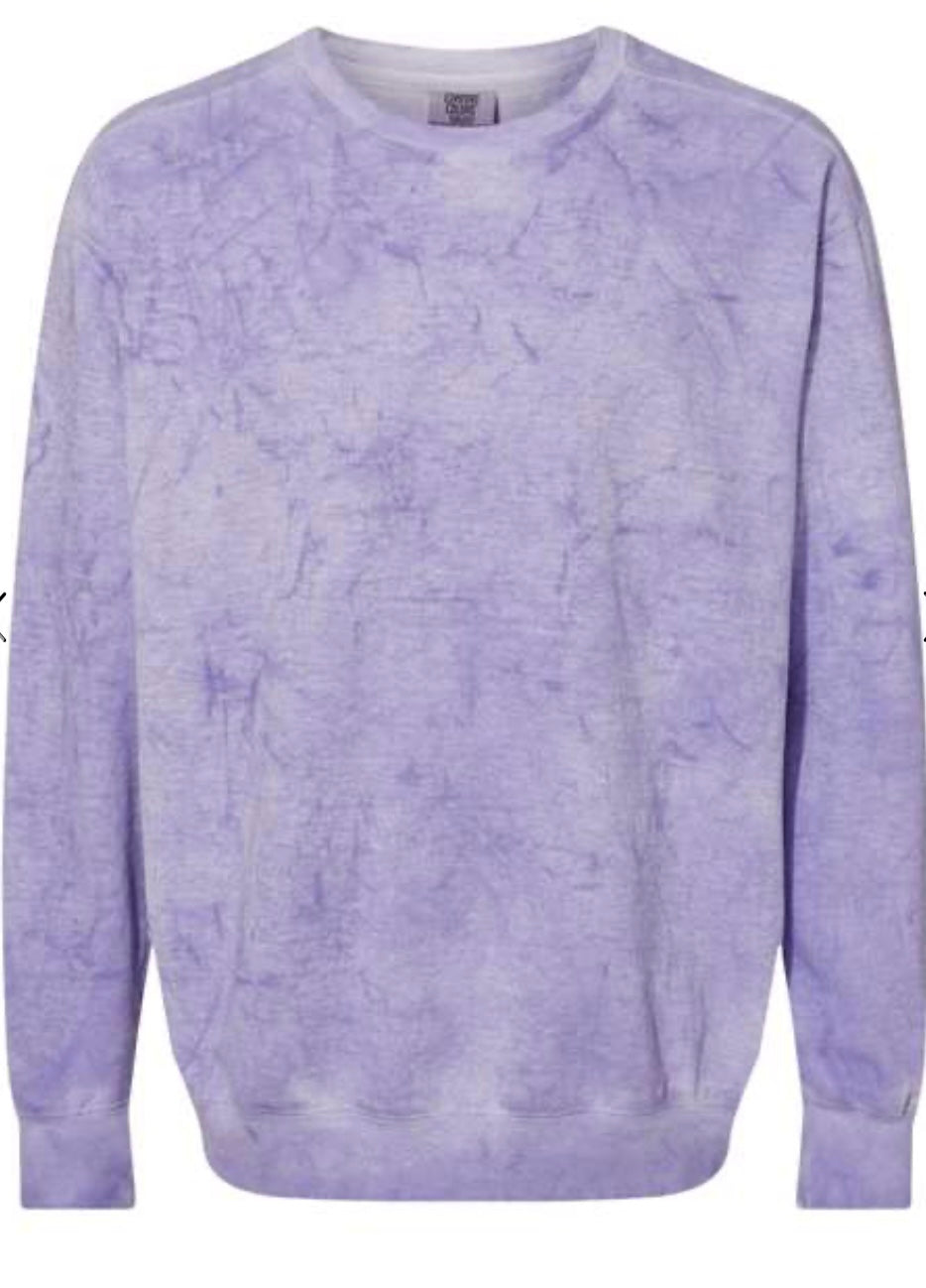 Distressed Crewneck Sweatshirt