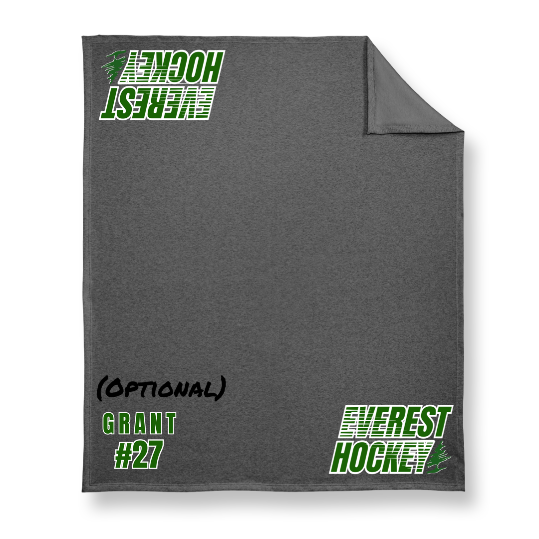 NEW Everest Hockey Sweatshirt Blankets - Choose Any Logo!