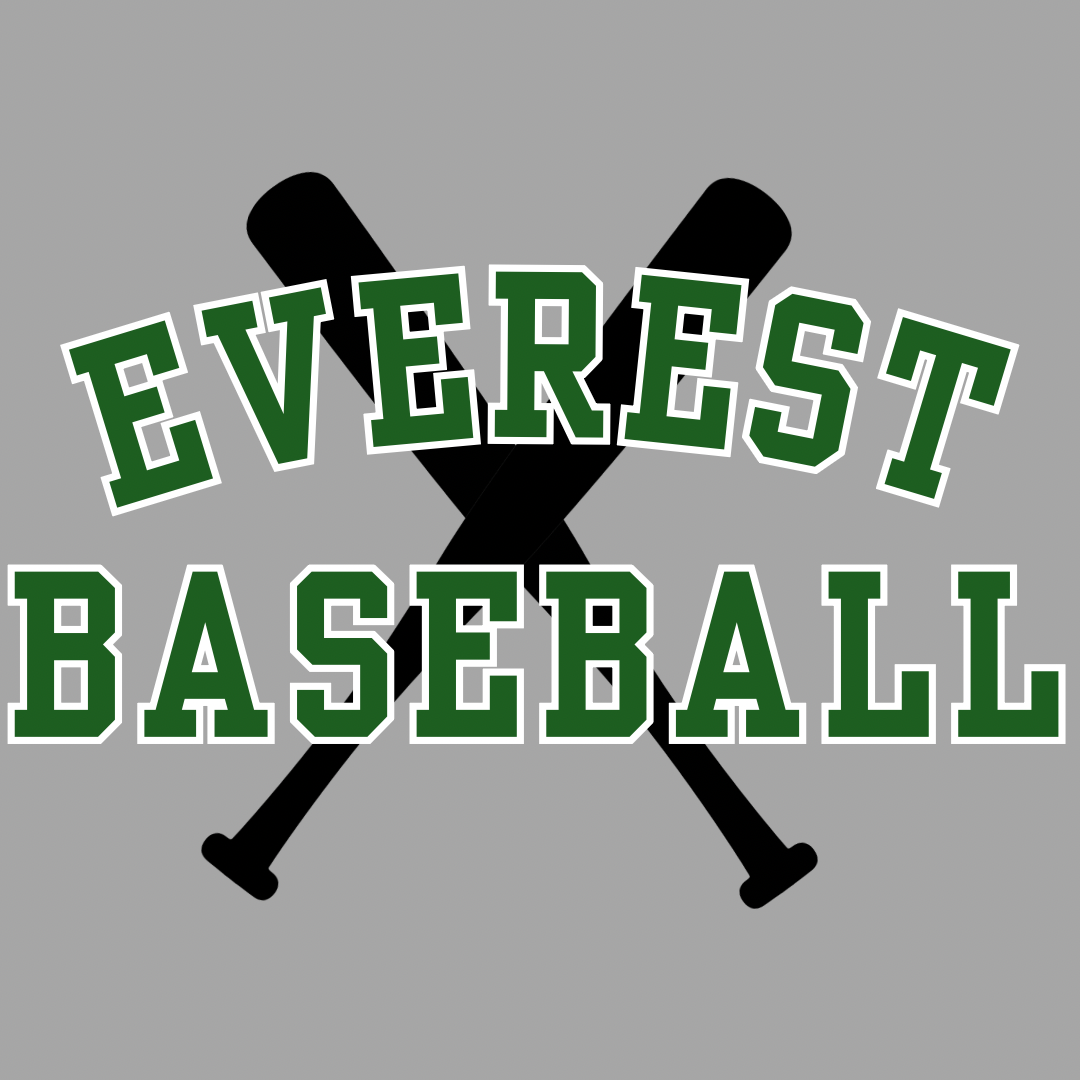 Crossed Bats Everest Baseball