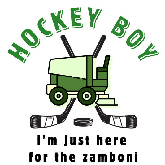 Hockey Boy - Just Here for the Zamboni