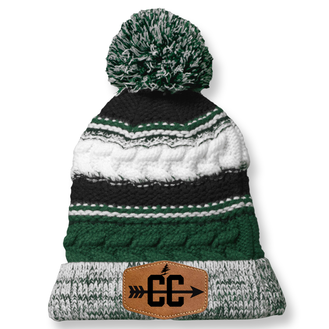 CC Green Stripe Slouchy Hat