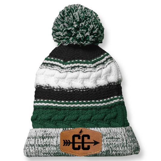 CC Green Stripe Slouchy Hat