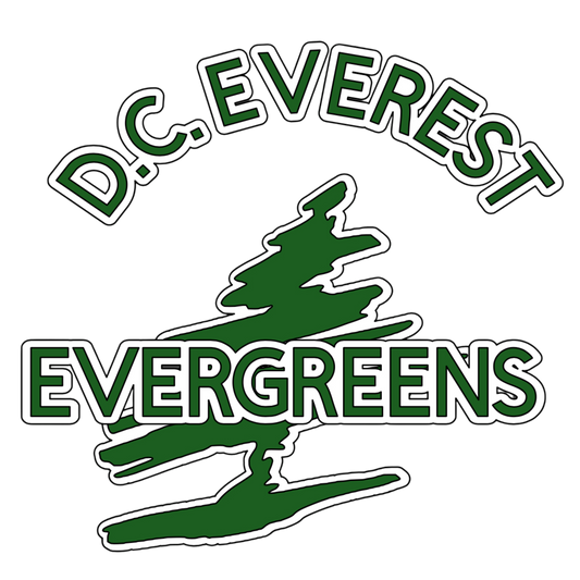 D.C. Everest Evergreens Green