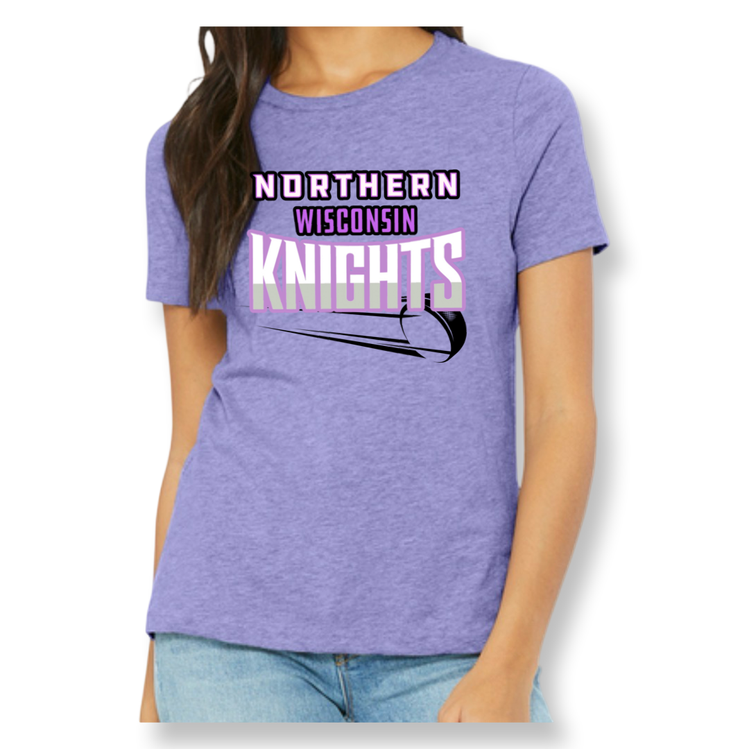 Lady Knights with Puck