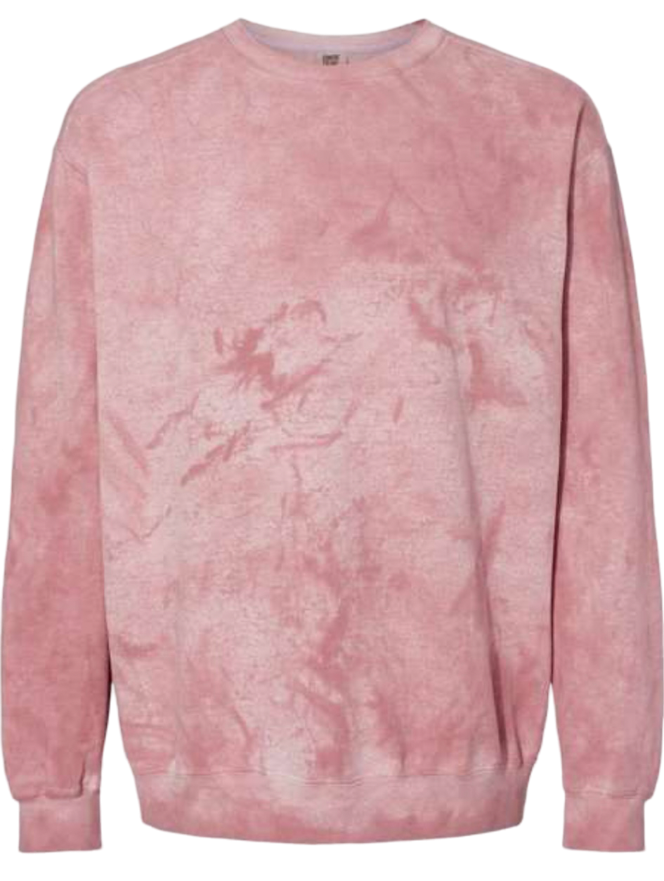 Distressed Crewneck Sweatshirt