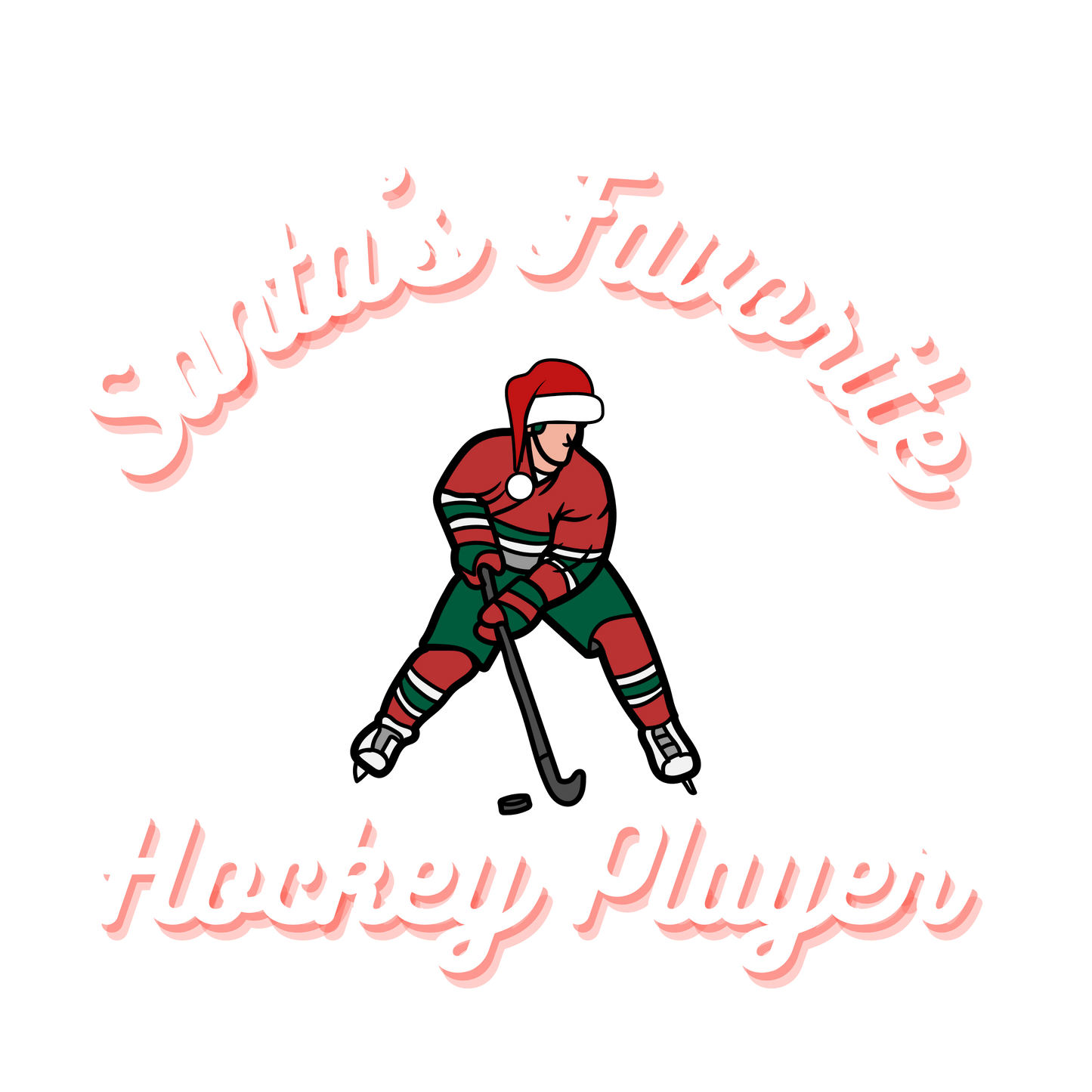 Santa's Favorite Player - Hockey Boy