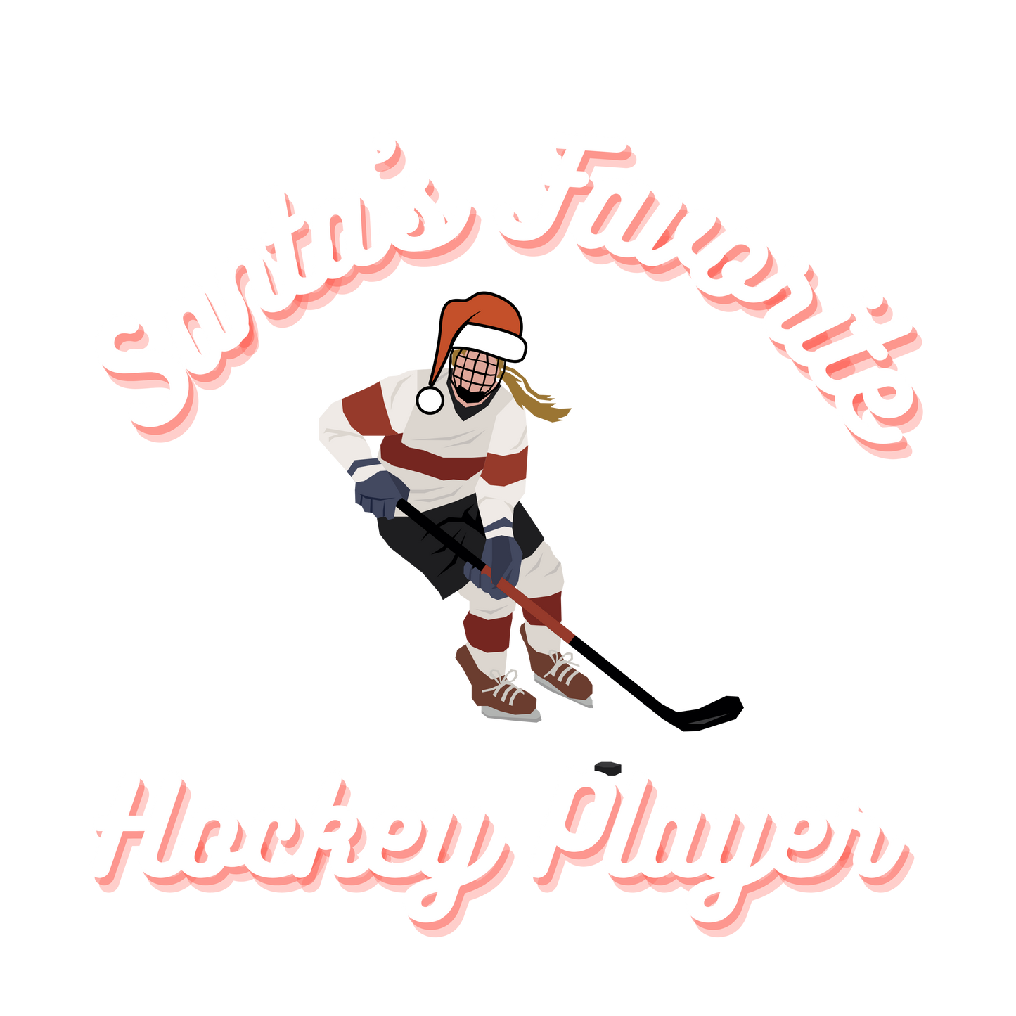 Santa's Favorite Player - Hockey Girl