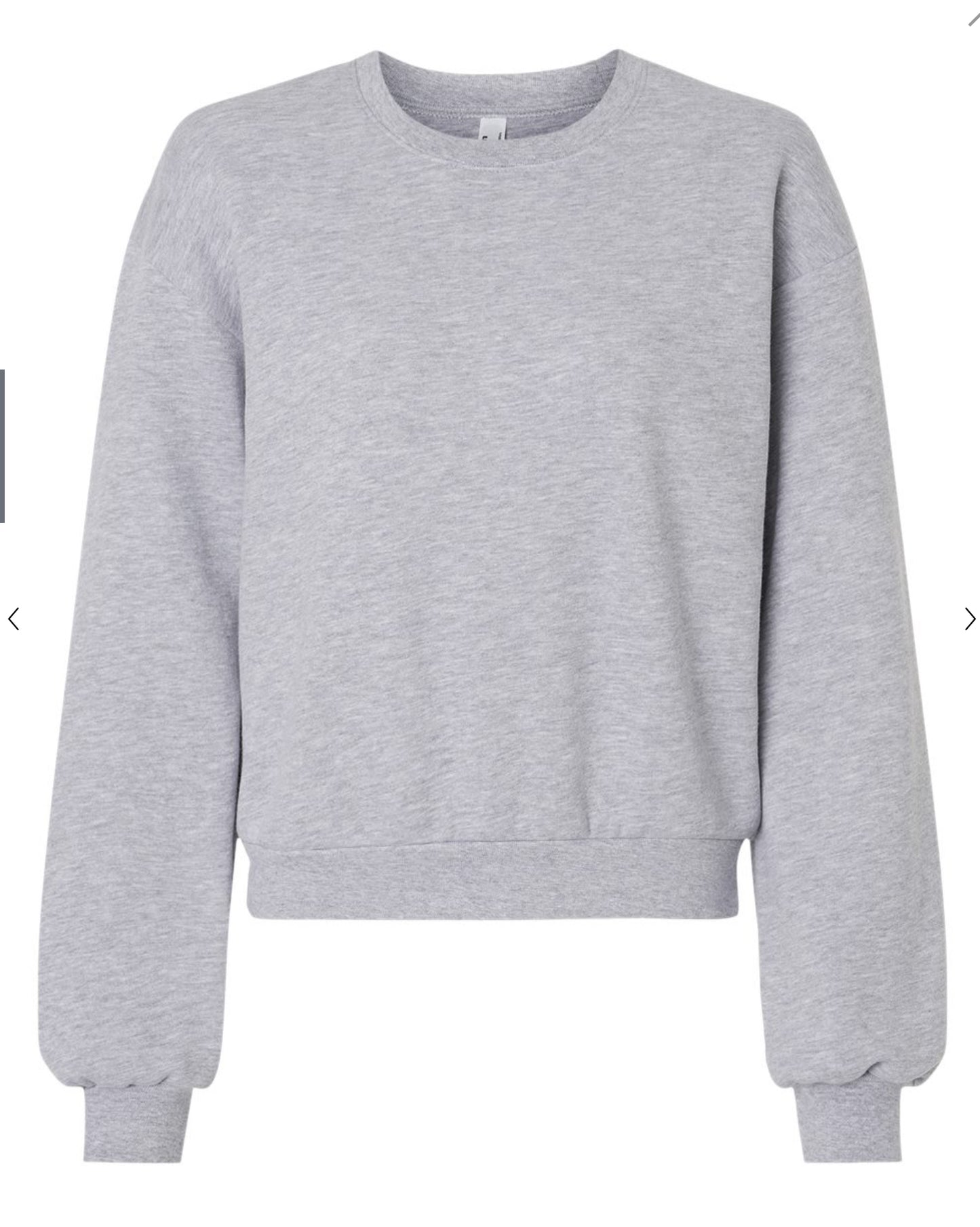Women’s Lightly Cropped Cozy Sweatshirt