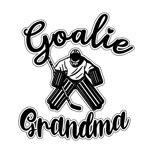 Goalie Grandma Black & White