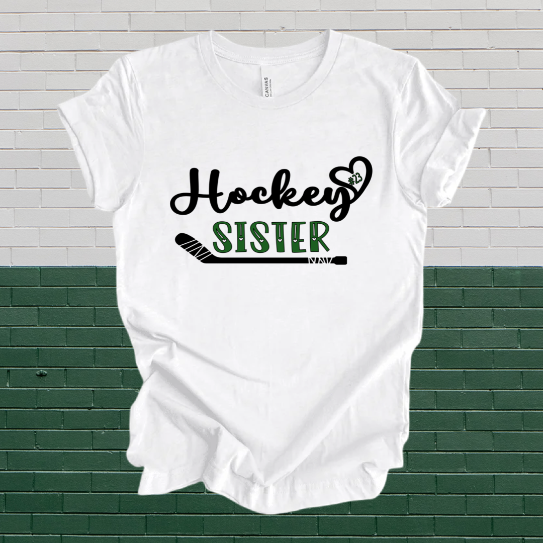 Hockey Sister Heart and Stick