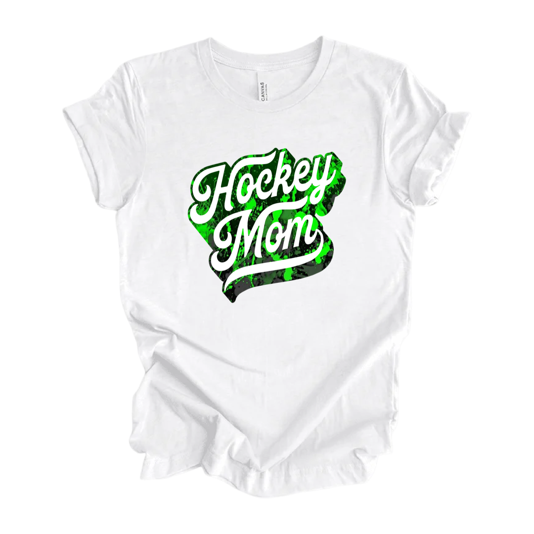 Vintage Hockey Mom Neon Green