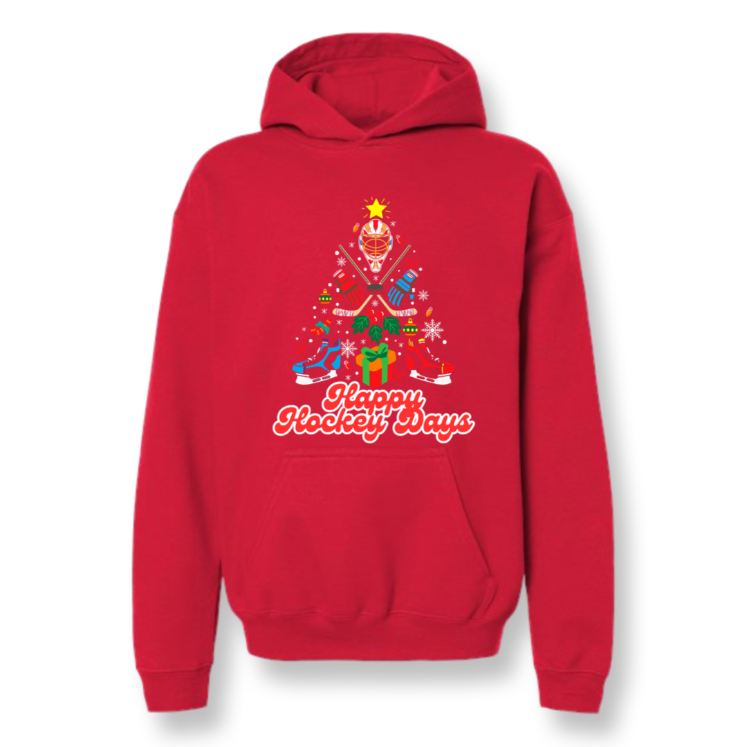 Happy Hockey Days Christmas Tree