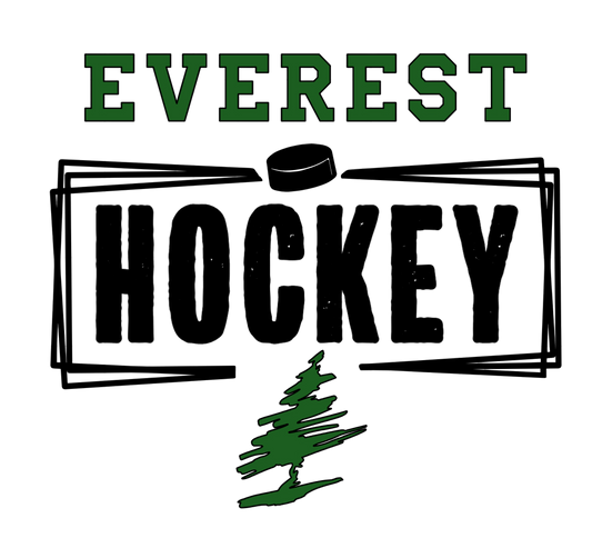 Everest Hockey with Puck and Tree