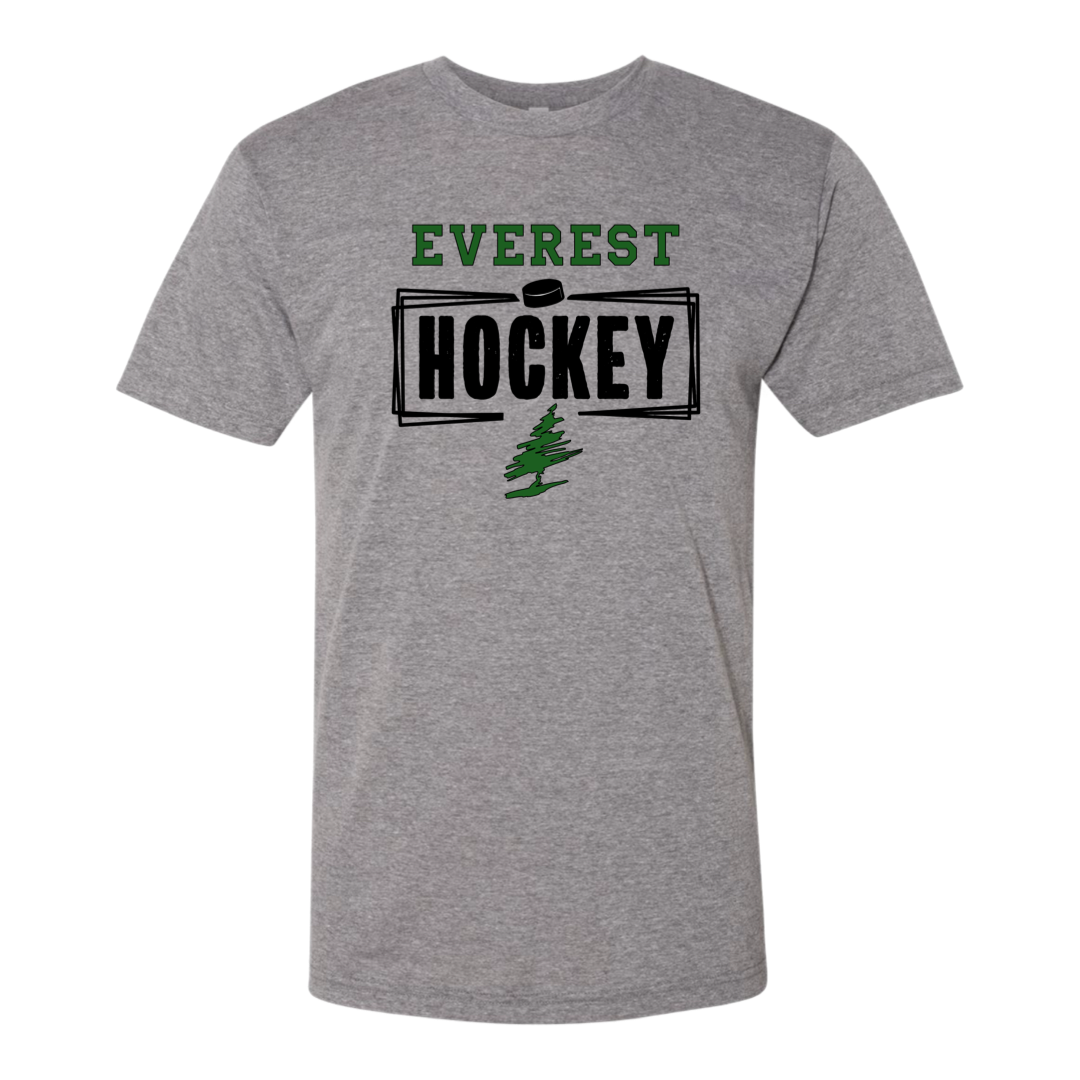 Everest Hockey with Puck and Tree