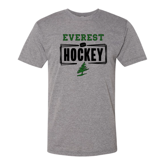 Everest Hockey with Puck and Tree