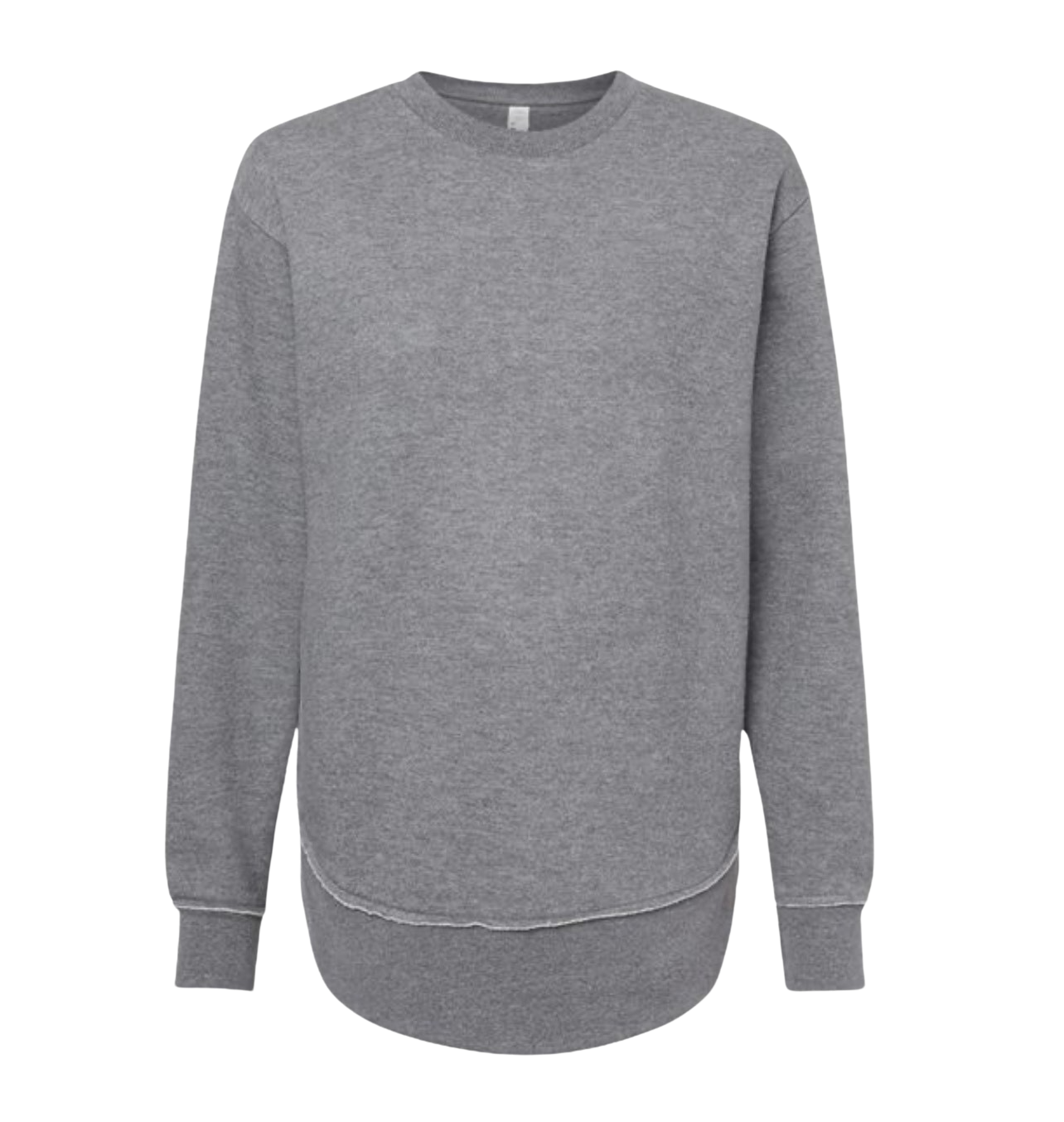 Women's Relaxed Oversized Drop Crewneck Sweatshirt