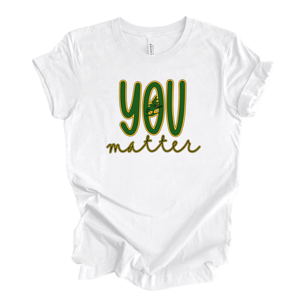 *DCE You Matter Front - Gold/Green