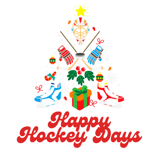 Happy Hockey Days Christmas Tree