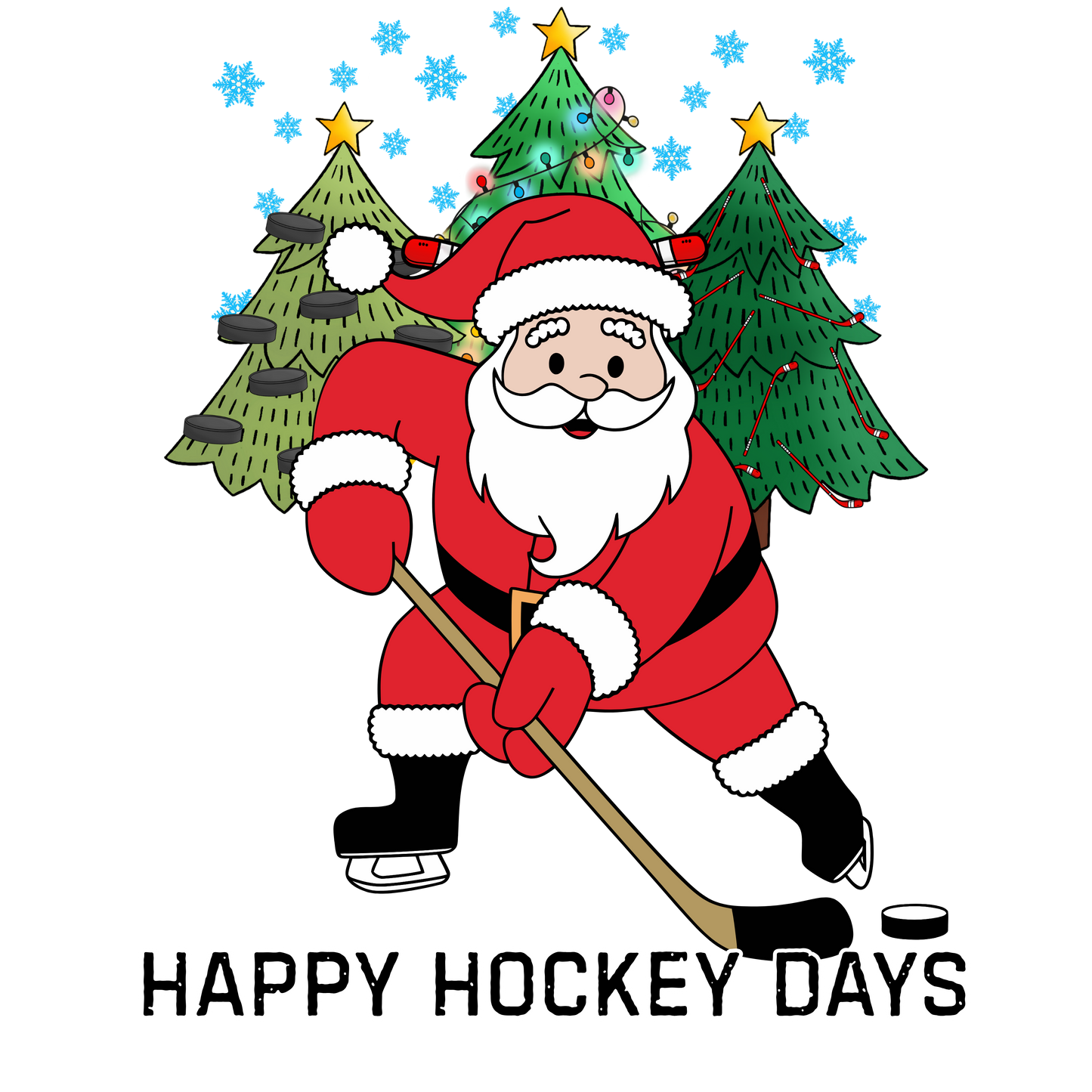Happy Hockey Days Santa Style