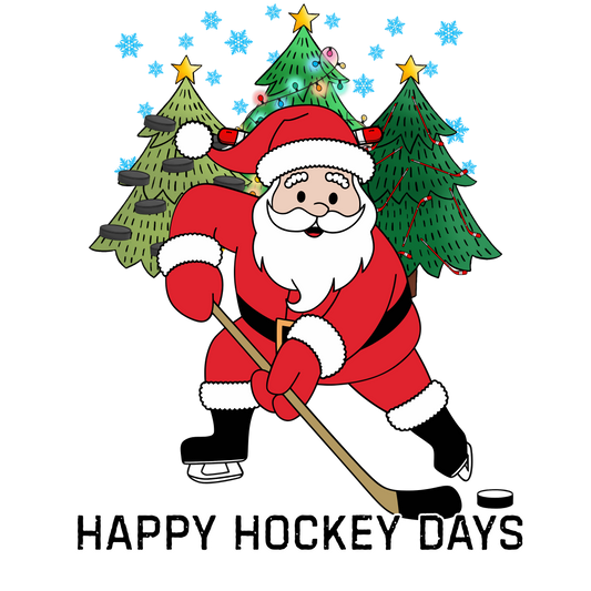 Happy Hockey Days Santa Style
