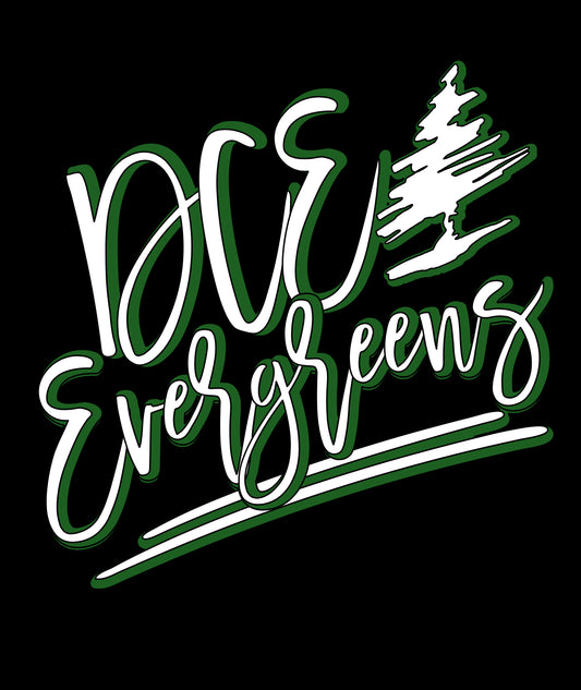 *DCE Evergreens Green/White