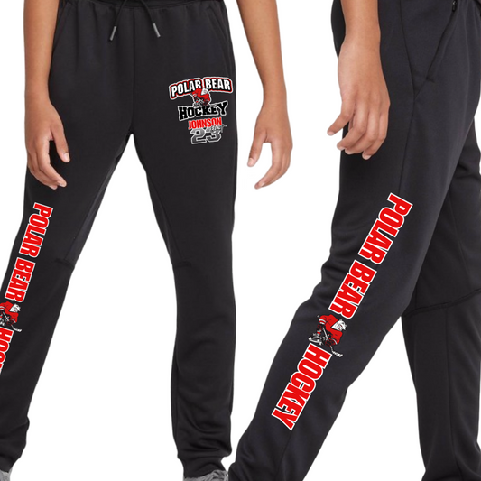 **NEW** Adult/Youth Polar Bear Hockey Game Day Joggers